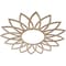 Ekena Millwork Daisy Wood Fretwork Pierced Ceiling Medallion, Red Oak, 26"OD x 9"ID x 1/4"T CMWP26X26X0250DARO - alternate 5